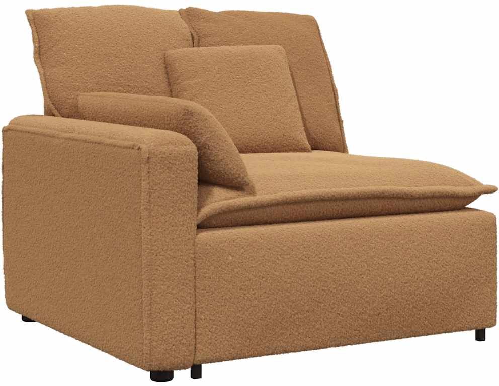 vidaXL Canapé modulable avec coussins beige