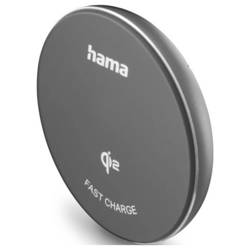 Hama Induktions-Ladegerät 15 W 00201735 Ausgänge Induktionslade-Standard Schwarz