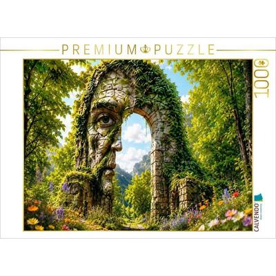 CALVENDO Puzzle Wo der Wald erwacht | 1000 Teile Lege-Größe 64x48cm Foto-Puzzle für glückliche Stunden