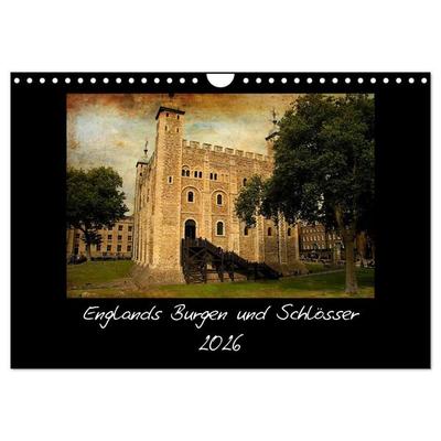 Englands Burgen und Schlösser 2026 (Wandkalender 2026 DIN A4 quer), CALVENDO Monatskalender