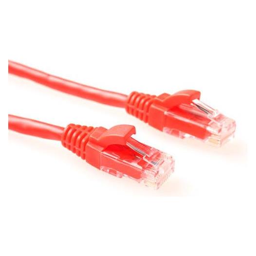 ACT Red 5 meter U/UTP CAT5E patch cable component level with RJ45 connectors (U/UTP, CAT5e, 5 m) (IK5505)