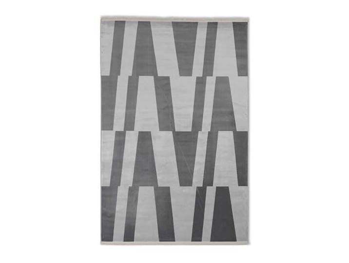 Schöner Wohnen Kollektion Hochwertiger Teppich Wohnzimmer, Schlafzimmer - Kurzflorteppich weich - Flachgewebe Moderne Muster - Hochtief Design - Teppich Beige/Grau 133x190 cm