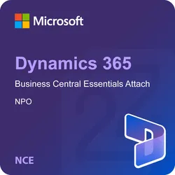 Microsoft Dynamics 365 Business Central Essentials Attach - NPO (NCE)
