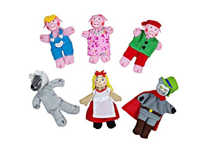 Bigjigs Toys Red Riding Hood Finger Puppets
