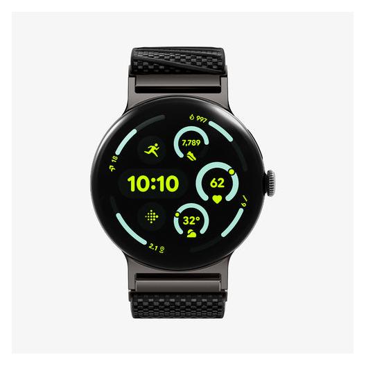 Spigen - Lite Fit X (AMP11420) - Google Pixel Watch / Watch 2 / Watch 3 / Watch 4 41mm - Black (41 mm, Edelstahl, Nylon) (AMP11420)