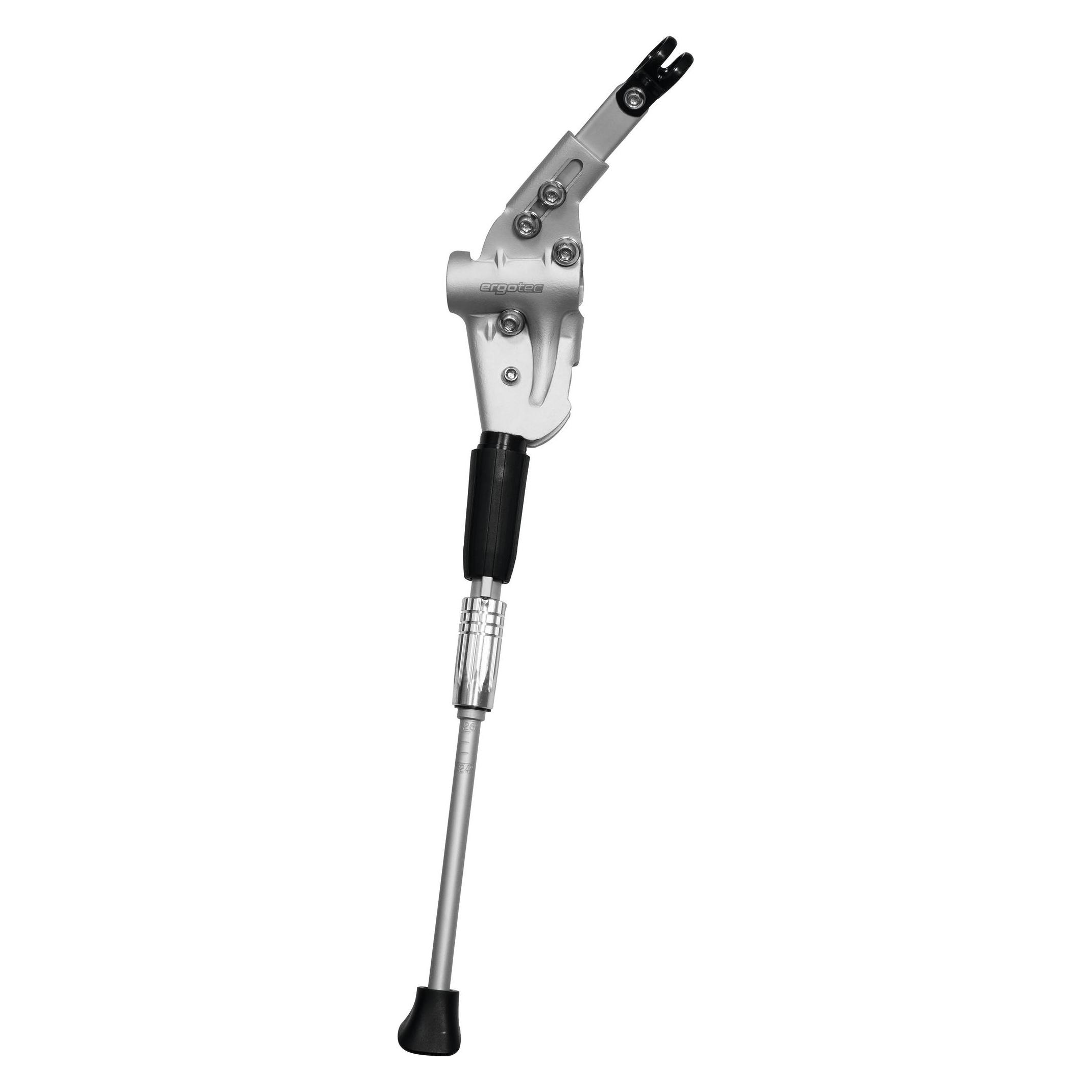 Ergotec Hinterbauständer-03402492 Fahrradständer Silber Einheitsgrösse (63011001)
