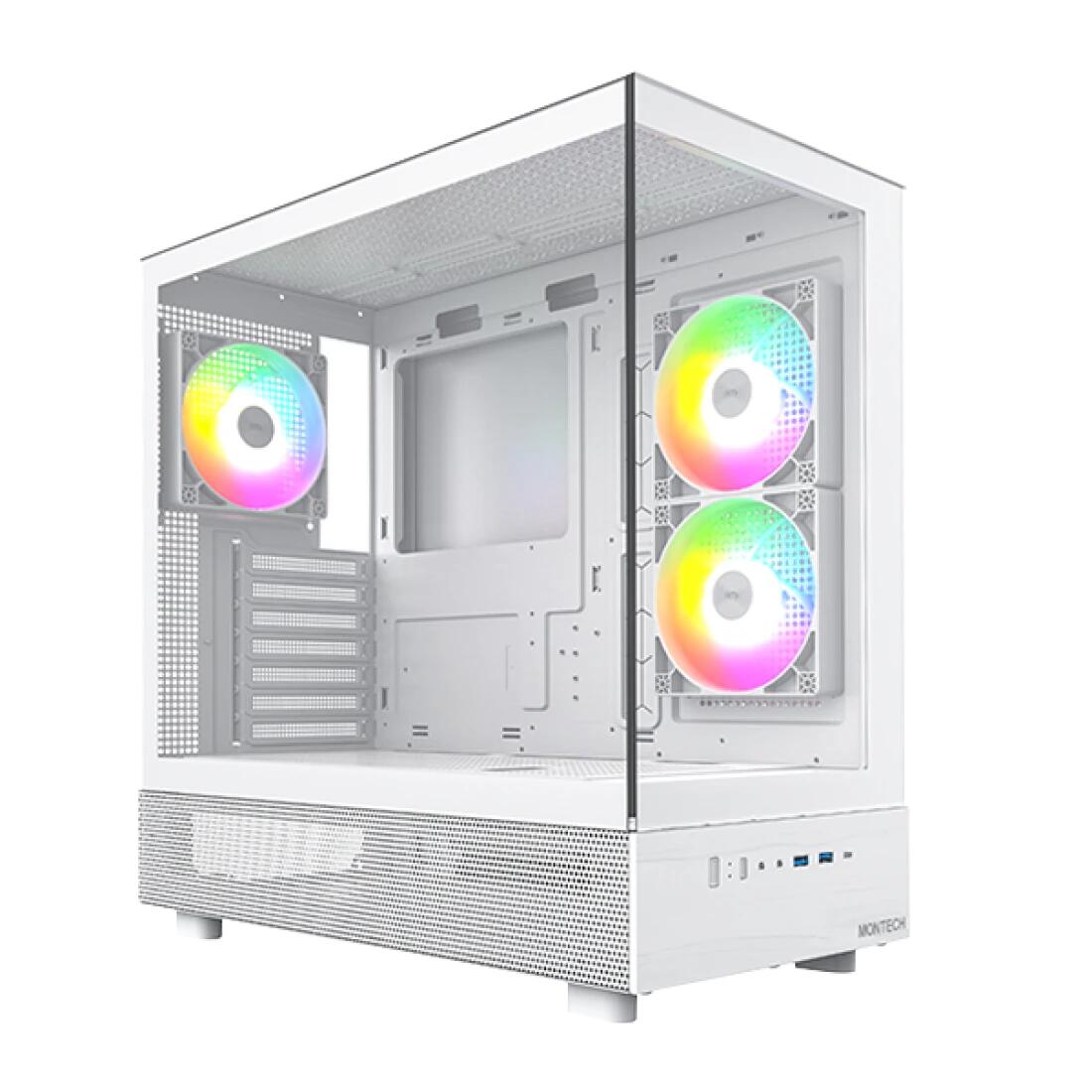 Montech PC Gehäuse XR Midi-Tower Weiß XR (W)