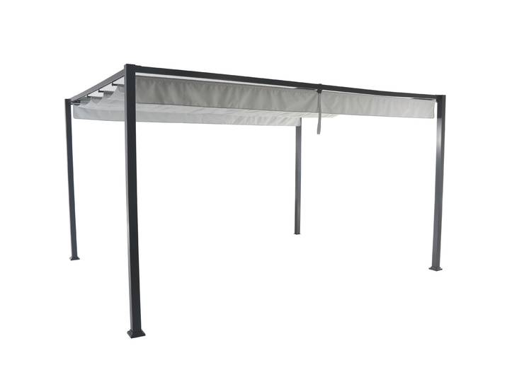 Creador Pavillon Aluminium/Stahl Iron grey 400x300x223 cm