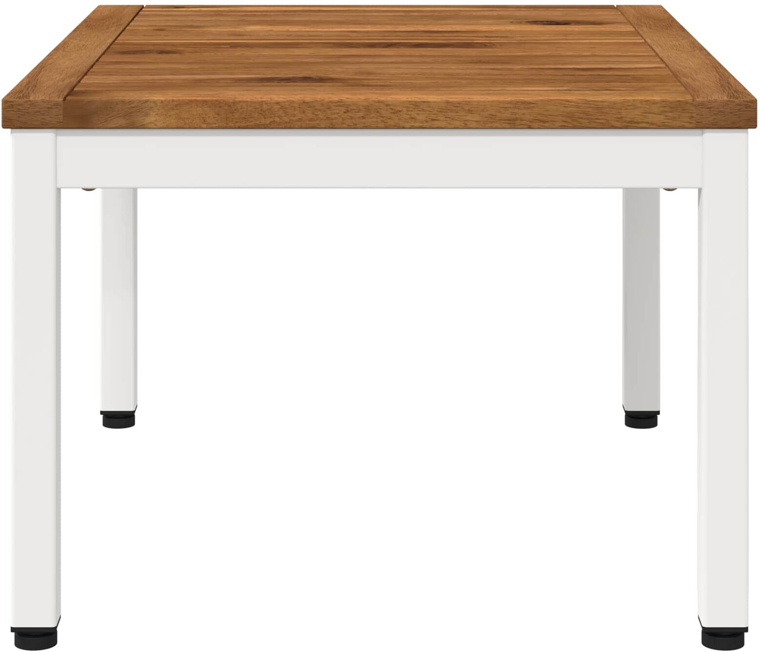 vidaXL Table basse Naturel et Blanc 49 x 60,5 x 36 cm