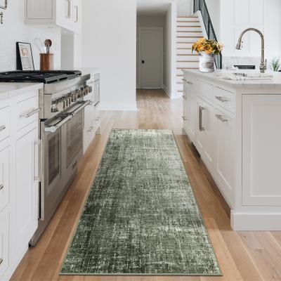 "Garvee Modern 2'x6'Area Rug,Modern Gradient Thin Non-Shed Washable Rug - 2'3"" x 12' Runner"