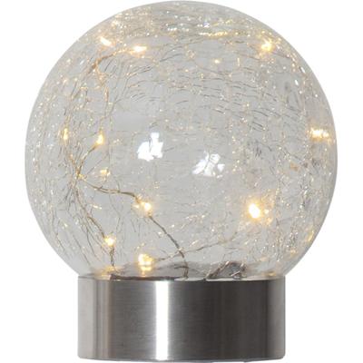 LED Solarleuchte "Solar Dekoration Glory", transparent, B:12cm H:35cm L:12cm T:12cm Ø:12cm, PARFORCE TRADITIONAL HUNTING, Leuchten, 3-in-1-Nutzung, 10 Dewdrops, Dämmerungssensor