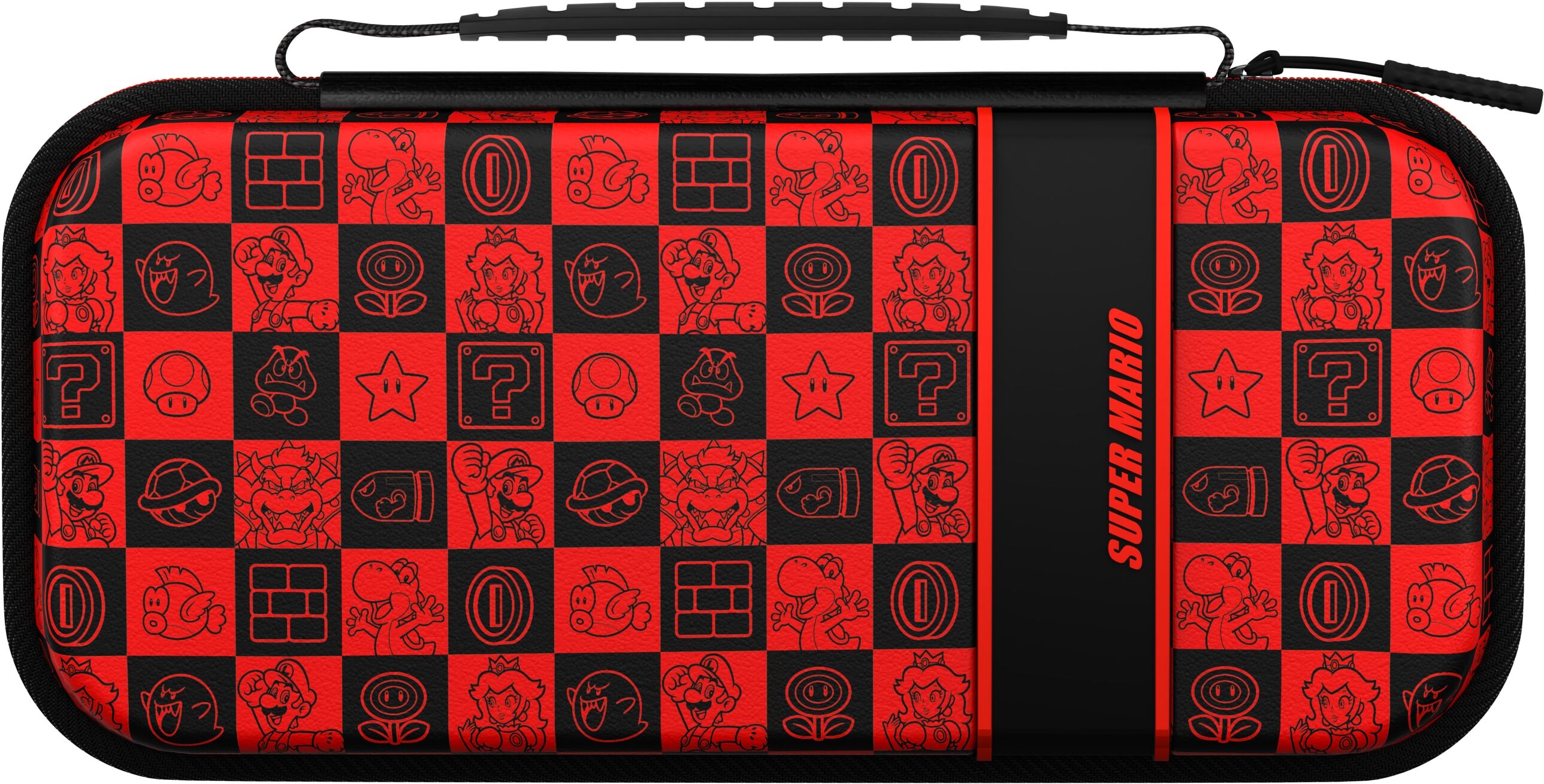 Spielekonsolen-Tasche "Travel Case Plus GLOW", rot (rot, schwarz), PDP - PERFORMANCE DESIGNED PRODUCTS, Taschen, Spielekonsolen-Tasche