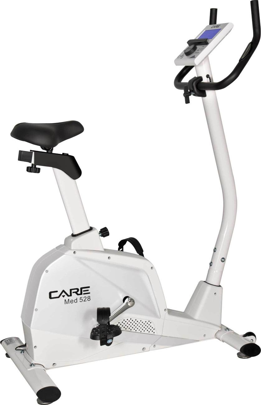 CARE MED 528-3 - Heimtrainer-Fahrrad - 9 kg Schwungmasse - 32 motorisierte Widerstandsstufen - USB-Aufzeichnung - Heimgebrauch