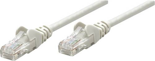 Intellinet 325950 RJ45 Patchkabel CAT 5e U/UTP 10.00m Grau 1St.