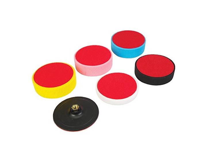 Silverline 285024 Klittenband Polijstschuim Hoofd Kit 6 stuks 150 x 50 mm