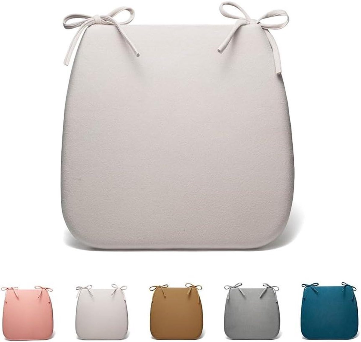 Beige Stoelkussen van dikke Memory Foam voor comfortabel zitten
