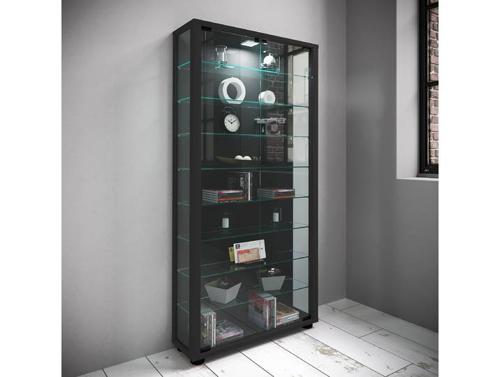 Buffet Lumo Maxi 59 x 113 x 18cm Noir/Noir