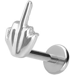 Titan Labret mit Push Fit MITTELFINGER