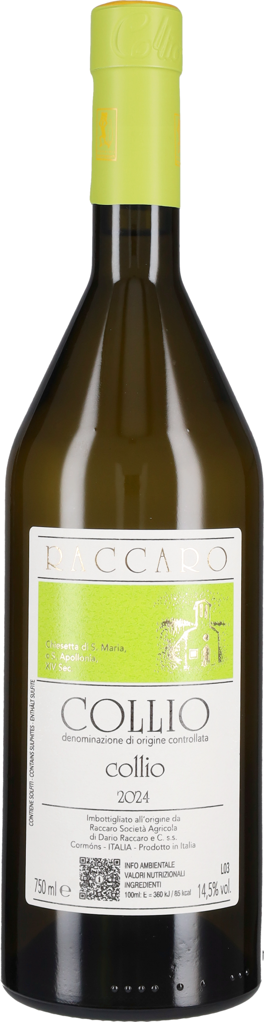 Collio Bianco 'Collio' Raccaro 2025