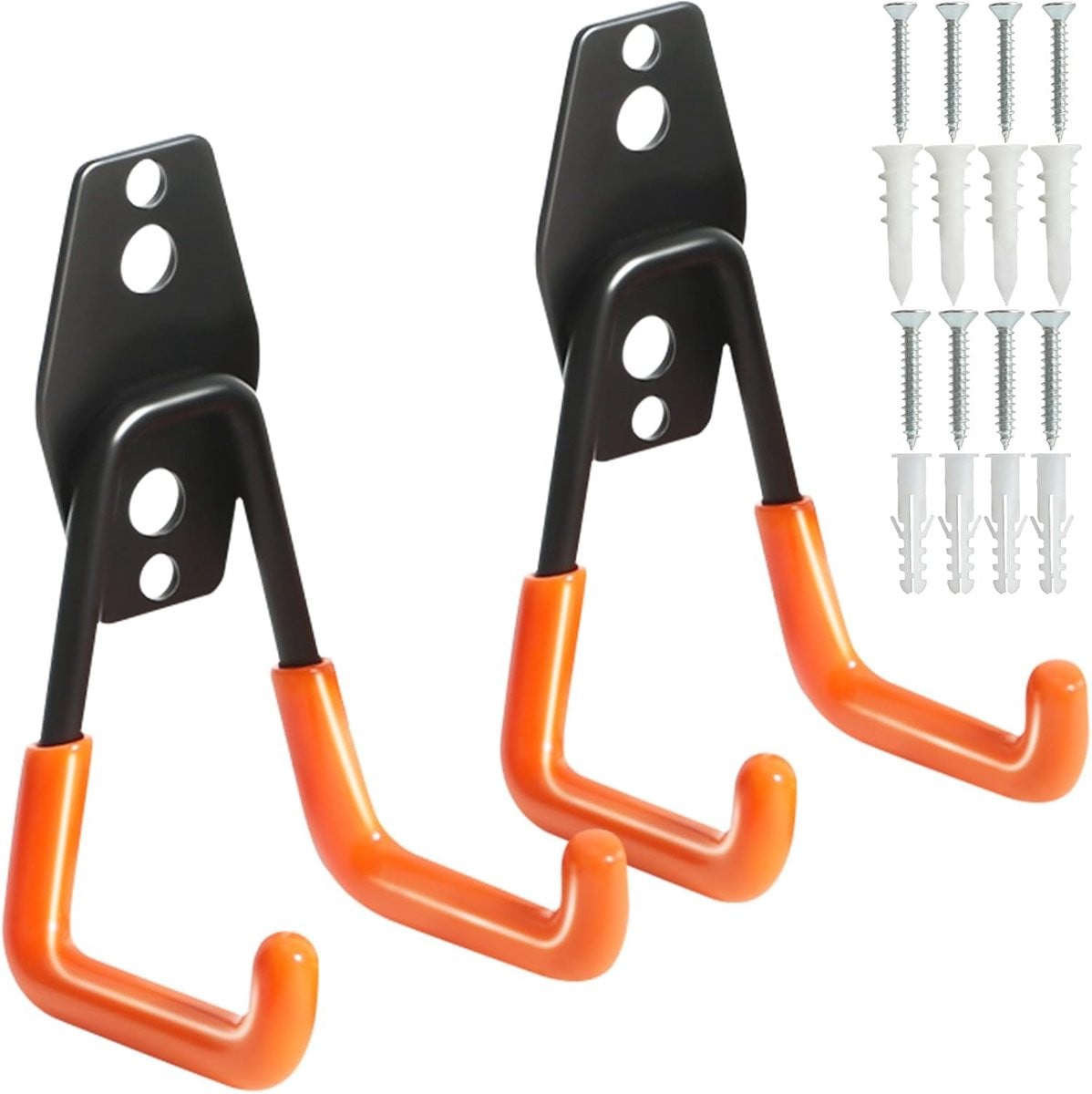 Heavy Duty Garagehaken Set - 2 Sterke Haken voor Opslag en Organisatie