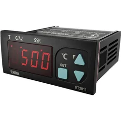 Enda PID Temperaturregler Pt-100, Thermostat, Schwarz