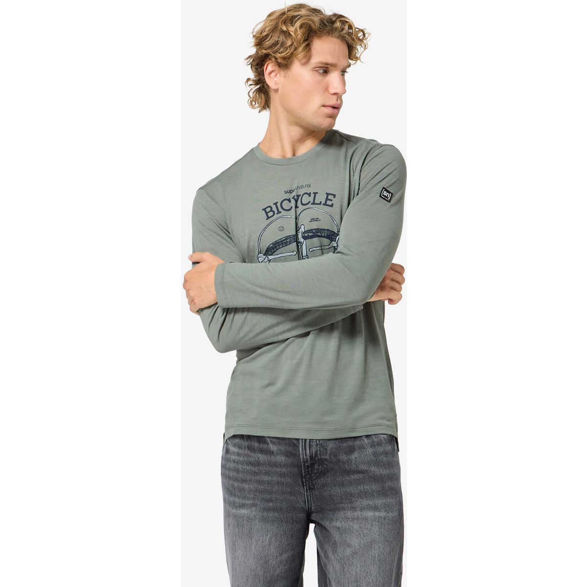 Super.Natural M Bike Enthusiast LS eucalyptus/various (18J) L SNMP0210718JL