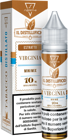 Suprem-e Virginia Il Distillificio Liquido Mini Shot Mix 10ml Tabacco