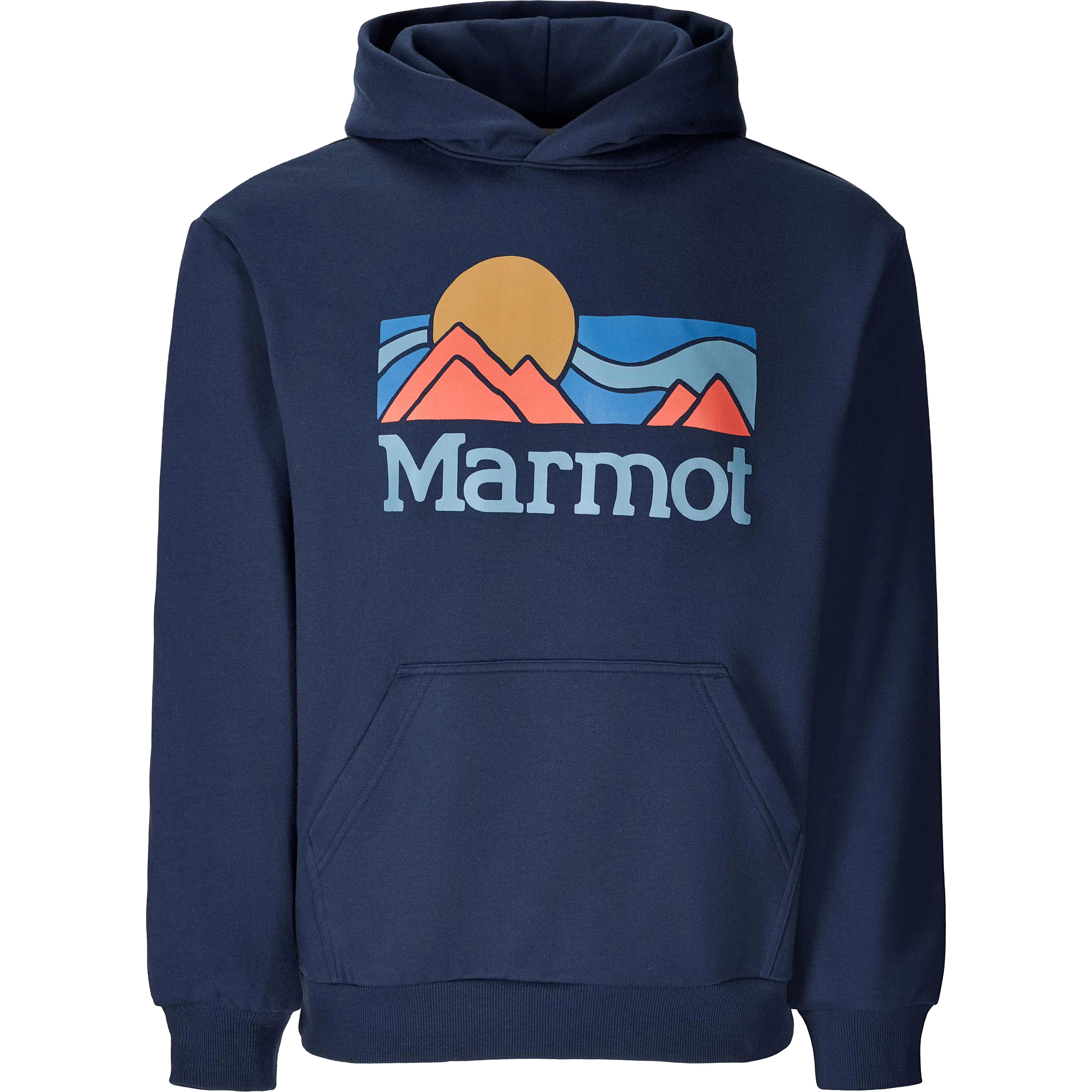 Marmot Coastal Herren Hoodies blau Größe XXL Lifestyle Elastisch