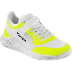 Kempa Kourtfly Handballschuhe Kinder weiß/fluo gelb 30