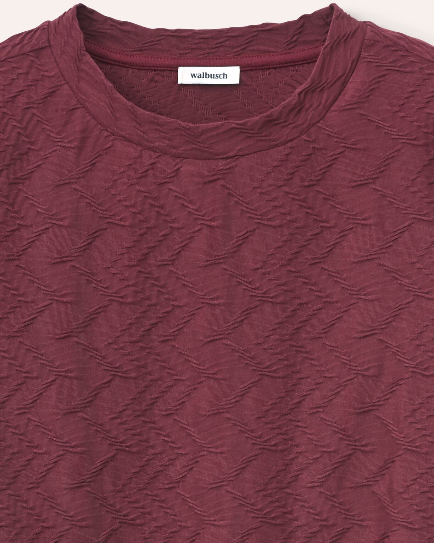 Walbusch Shirt mit Struktur, noch offen: Größenlauf, Farbe Rot, 40, schöne Struktur weich Damen