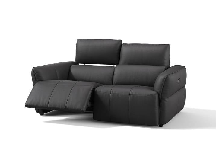 Leder Couch VERANO 2-Sitzer Elektrische Verstellung Sofa Garnitur Designergarnitur Ledercouch