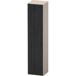 Duravit Zencha Hochschrank, 400x360x1760 mm, eine Tür, Anschlag links, ZE1352L16830000, Farbe: Front: Eiche Schwarz/Korpus: Taupe supermatt