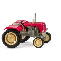 WIKING 087647 Steyr 80 Traktor karminrot, Modell 1:87