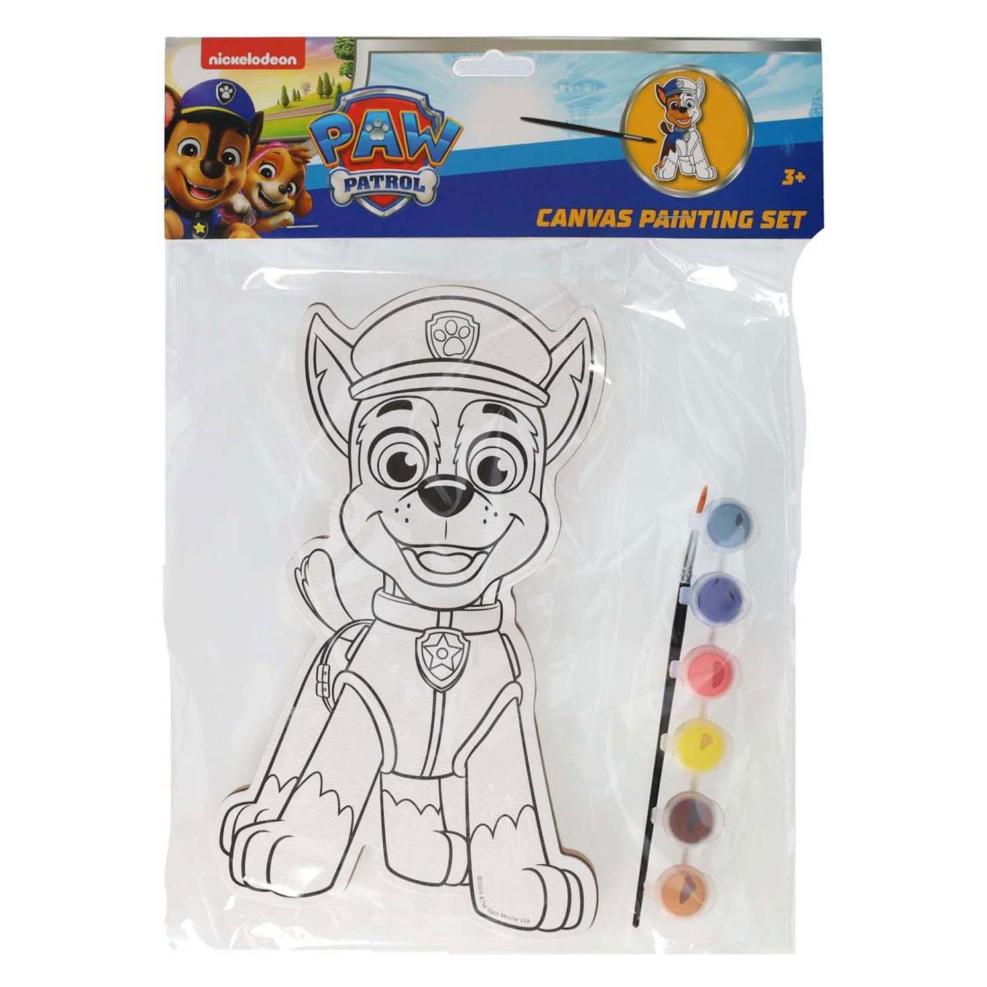 Wins Holland Leinwandbild PAW Patrol - Chase - inkl. Pinsel und 6 Farben (64654736)