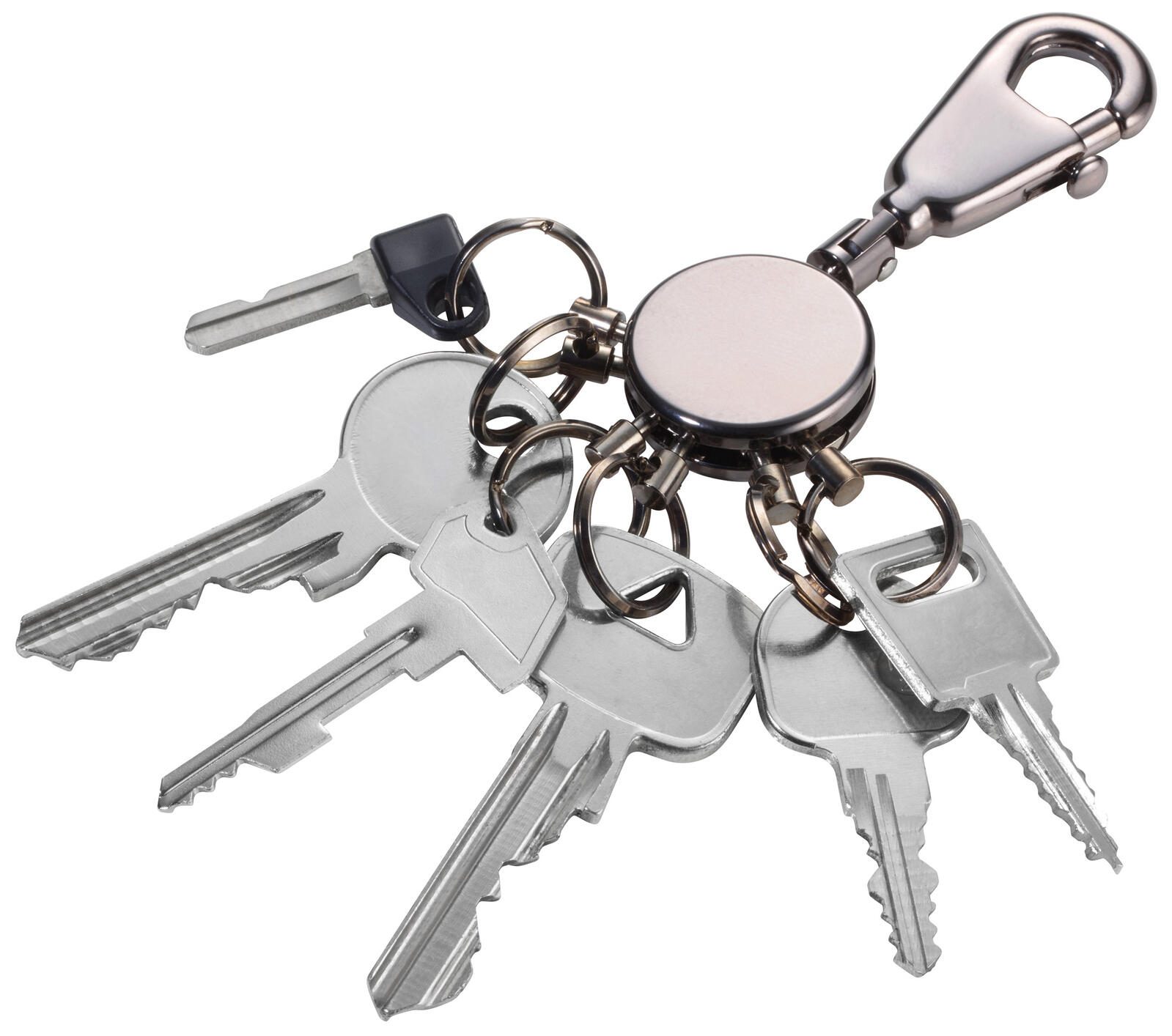 TROIKA® Schlüsselanhänger PATENT, glänzend, verchromt KYR60/GM