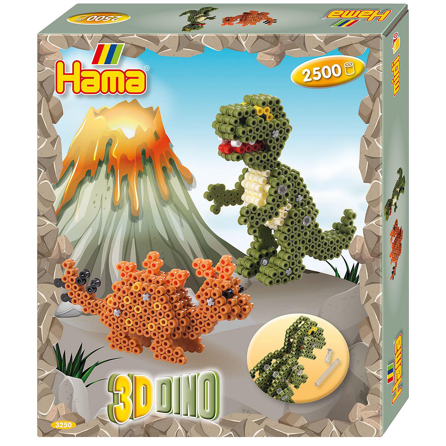 Hama Bügelperlen-Set "3D Dinos"