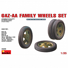 MiniArt - GAZ-AA Family Wheels Set - 1:35 - 124 Teile 310764