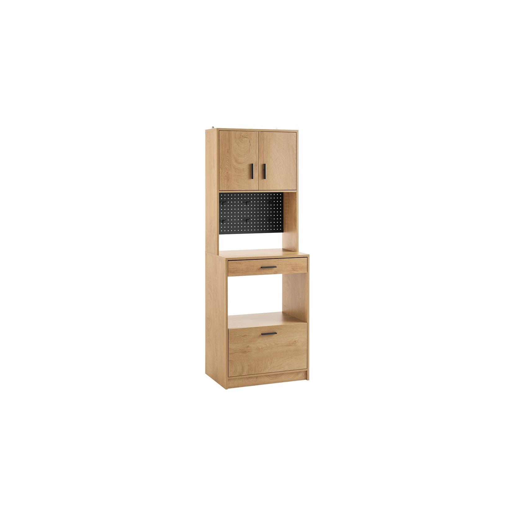 SoBuy Sideboard mit 2 Schubladen Holzfarbe 60x40x170,3cm Modern