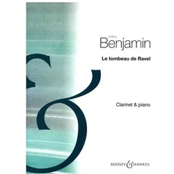 Le tombeau de Ravel for clarinet and piano, Fachbücher von Arthur L. Benjamin