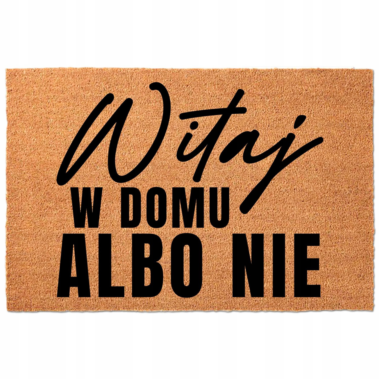 TabPrint Kokosmat Welkom Thuis 40 x 60 cm - Grappige Deurmat