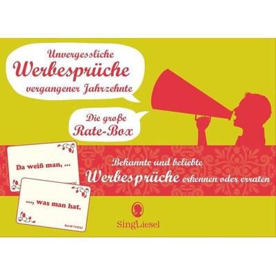 Unvergessliche Werbesprüche vergangener Jahrzehnte. Das Spiel rund um bekannte Werbesprüche aus früheren Jahrzehnten für Senioren. Auch mit Demenz.