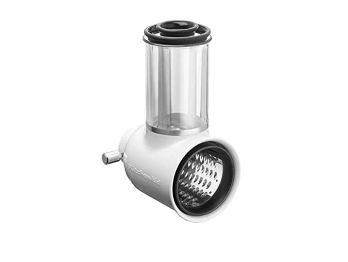 KitchenAid Accessoire Trancheur & Râpe à Légumes pour Robots Pâtissiers\, Tambours Râpe Moyenne & Grossière\, Tambour Tranche\, Compatible Tous Robots KitchenAid