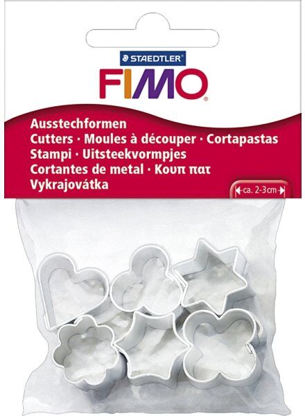 Fimo Udstiksforme, 6 Stk.
