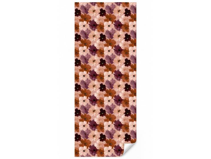 OnlyWow Tapete - Blumen - Abstrakt - Erdtöne - 120x280 cm, Mehrfarbig, Papier, Rechteckig, 120x280 cm, Tapeten & Wandverkleidungen, Vliestapeten