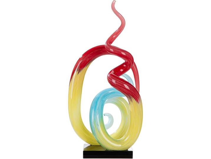 Skulptur GILDE Skulptur Pandora mehrfarbig , mehrfarbig, B:21cm H:37cm T:10cm, Glas, Dekofiguren, Skulptur, Glaskunst Skulptur dekoratives Kunstobjekt fantasievolle Deko