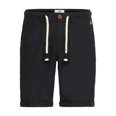 Shorts BLEND "Shorts BHLias", Herren, Gr. XXL, N-Gr, schwarz, Obermaterial: 55% Leinen LI. 45% Baumwolle CO., Hosen Shorts