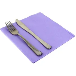 MONOUSO - Papierservietten 40x40cm 2-lagige Flieder (50 Stück)