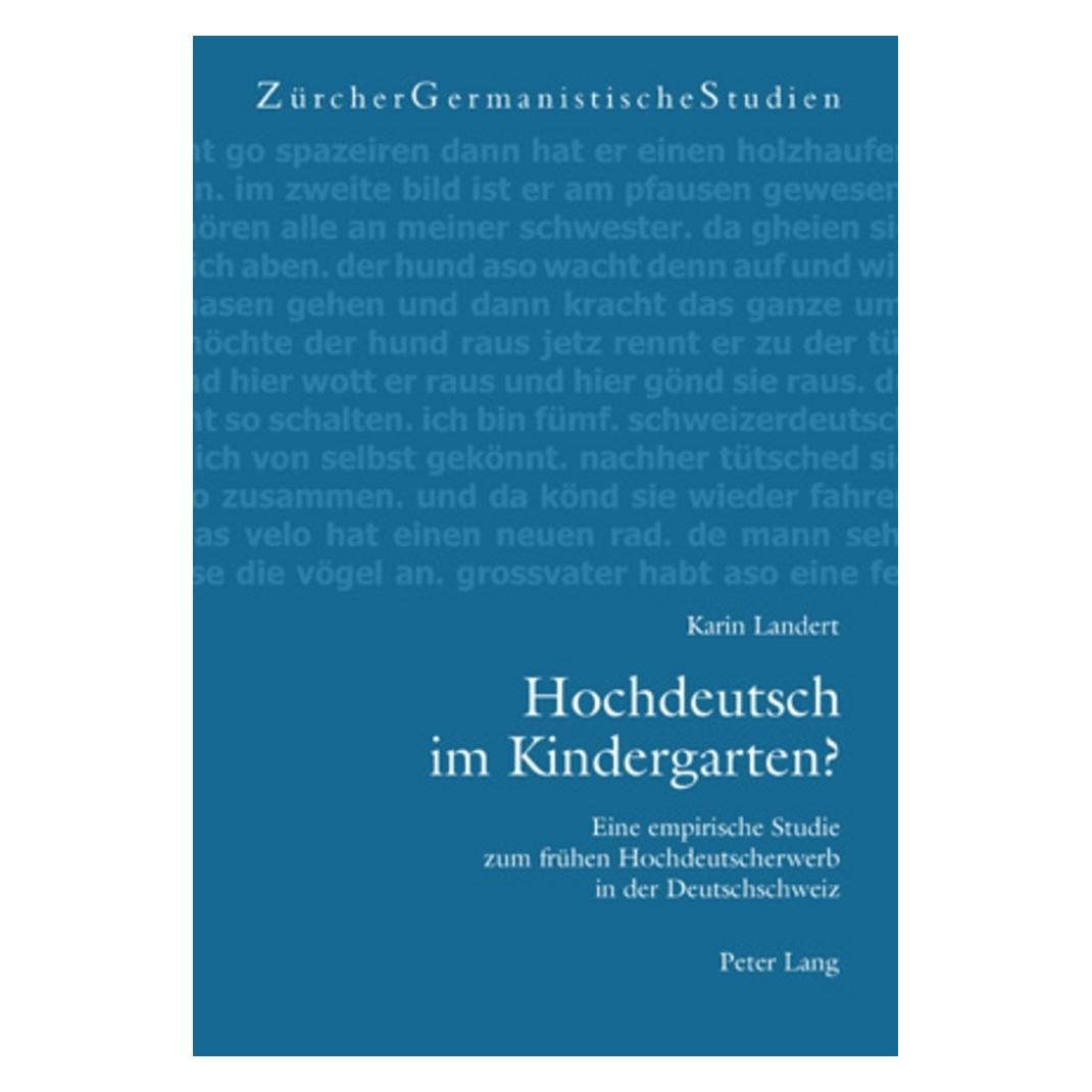 Peter Lang Hochdeutsch im Kindergarten? (Deutsch, Softcover, Karin Landert) (7390060)