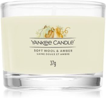 Yankee Candle Soft Wool & Amber velas votivas 37 g. Soft Wool & Amber