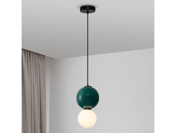 Suspension Noesis type C Ø 25cm Gris/Gris Céramique LED non-remplaçables Module LED